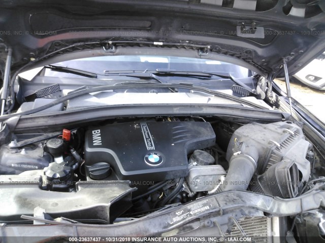 WBAVL1C52DVR81805 - 2013 BMW X1 XDRIVE28I BLACK photo 10