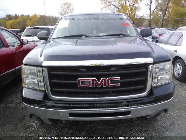 1GTEK29089Z283190 - 2009 GMC SIERRA K1500 SLE BLACK photo 6