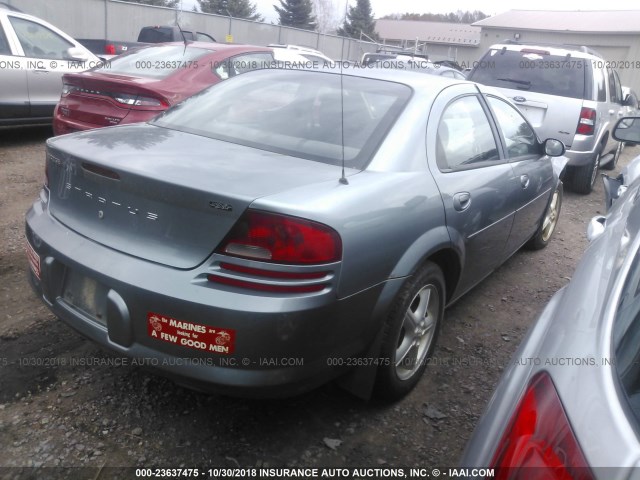 1B3EL46XX6N139638 - 2006 DODGE STRATUS SXT GRAY photo 4