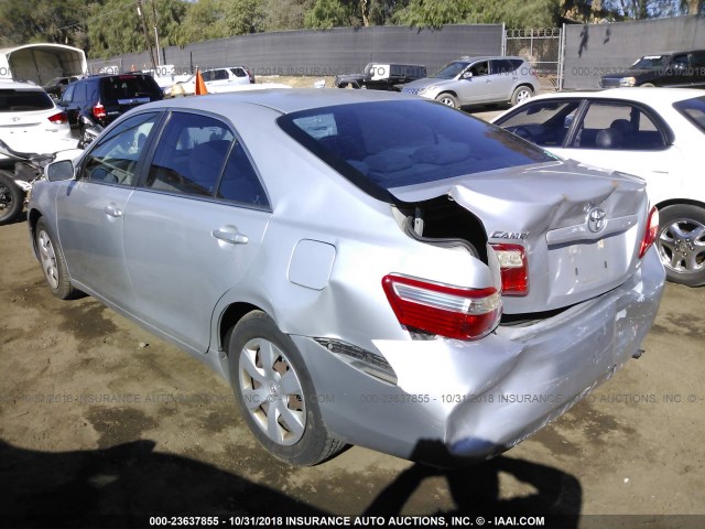 4T1BE46K97U518102 - 2007 TOYOTA CAMRY NEW GENERAT CE/LE/XLE/SE SILVER photo 3