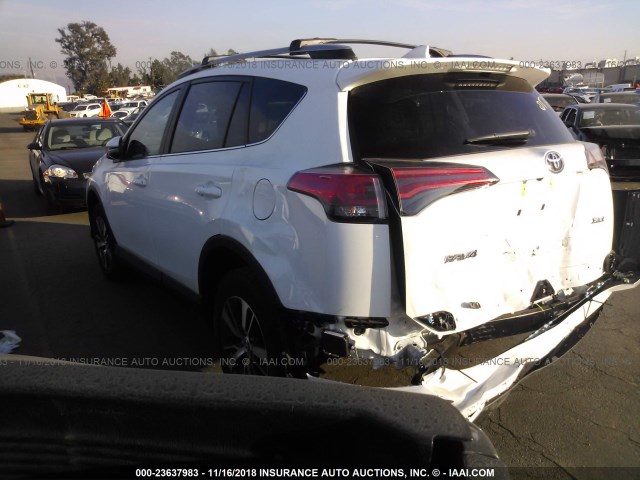 2T3WFREV0JW487117 - 2018 TOYOTA RAV4 ADVENTURE/XLE 白色 照片 3