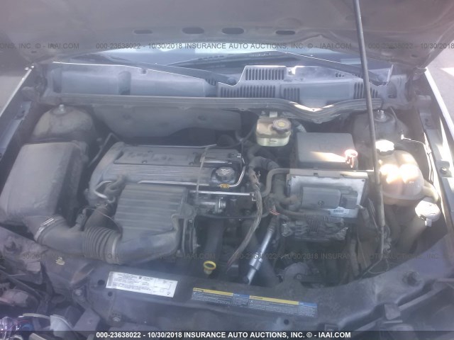 1G8AJ52F74Z205908 - 2004 SATURN ION LEVEL 2 GRAY photo 10