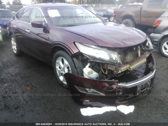 5J6TF2H5XCL009552 - 2012 HONDA CROSSTOUR EXL მუქწითელი ფოტო 1