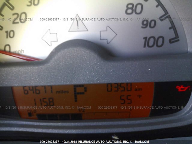 WMEEJ31X19K238801 - 2009 SMART FORTWO PURE/PASSION RED photo 7