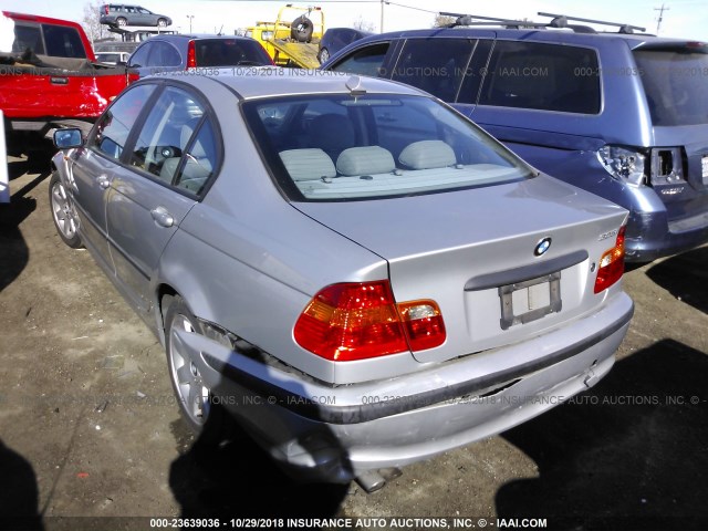 WBAAZ33404KP90577 - 2004 BMW 325 IS SULEV SILVER photo 3