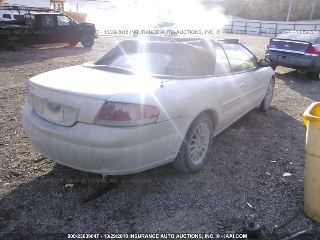 1C3EL45X06N209989 - 2006 CHRYSLER SEBRING SILVER photo 4