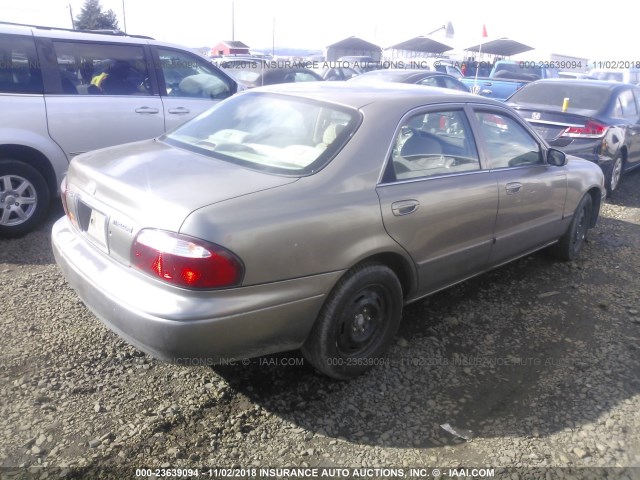 1YVGF22C925276922 - 2002 MAZDA 626 LX SILVER photo 4