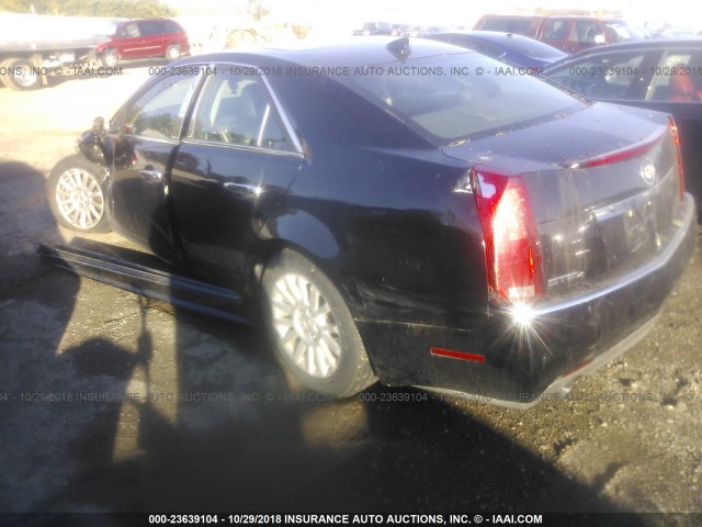 1G6DG5EG0A0102211 - 2010 CADILLAC CTS LUXURY COLLECTION BLACK photo 3