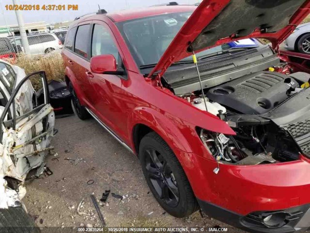 3C4PDDGG4JT430261 - 2018 DODGE JOURNEY CROSSROAD RED photo 11