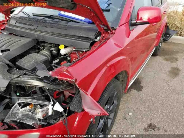 3C4PDDGG4JT430261 - 2018 DODGE JOURNEY CROSSROAD RED photo 13