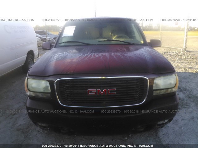 1GKEK13R7XR901991 - 1999 GMC DENALI BURGUNDY photo 6