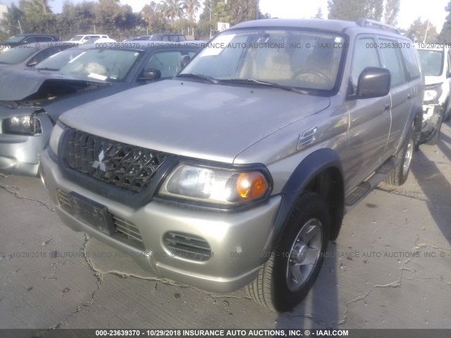 JA4LS21R14J005718 - 2004 MITSUBISHI MONTERO SPORT ES/SPORT LS GRAY photo 2