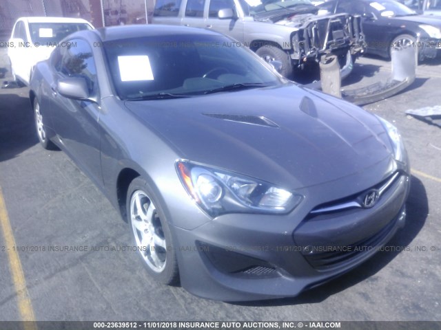 KMHHT6KD6DU095428 - 2013 HYUNDAI GENESIS COUPE 2.0T GRAY photo 1