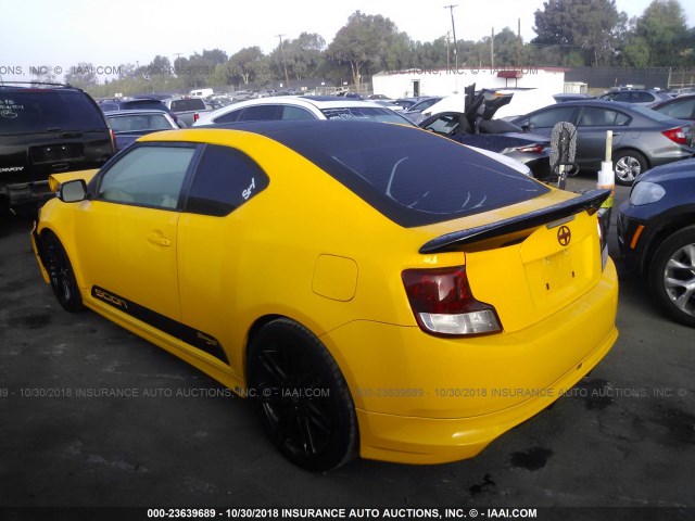 JTKJF5C78C3023319 - 2012 TOYOTA SCION TC ყვითელი ფოტო 3