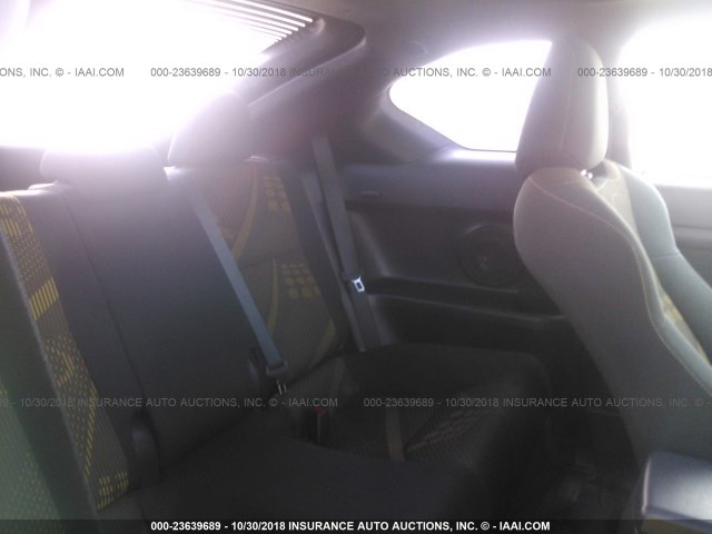 JTKJF5C78C3023319 - 2012 TOYOTA SCION TC ყვითელი ფოტო 8