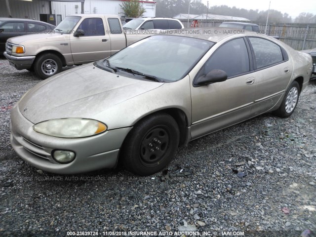 2B3HD46V12H241552 - 2002 DODGE INTREPID SE Champagne photo 2