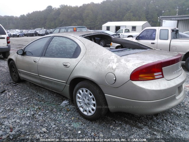 2B3HD46V12H241552 - 2002 DODGE INTREPID SE Champagne photo 3