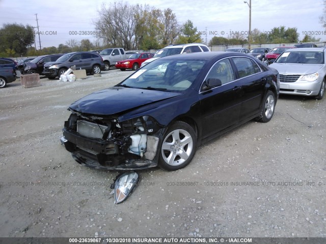 1G1ZB5E05CF256250 - 2012 CHEVROLET MALIBU LS 黑色 照片 2