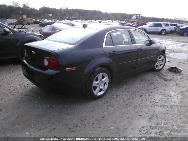 1G1ZB5E05CF256250 - 2012 CHEVROLET MALIBU LS 黑色 照片 4