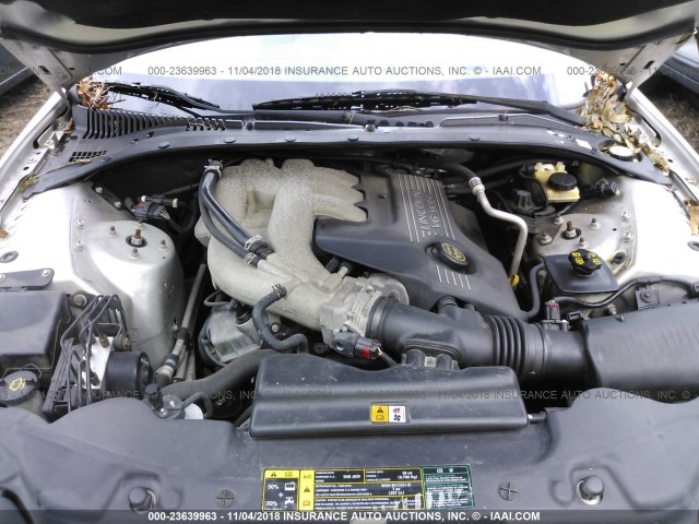 1LNHM86S45Y644622 - 2005 LINCOLN LS SILVER photo 10