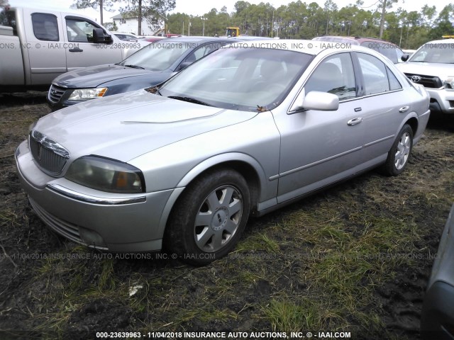 1LNHM86S45Y644622 - 2005 LINCOLN LS SILVER photo 2