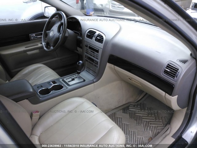 1LNHM86S45Y644622 - 2005 LINCOLN LS SILVER photo 5
