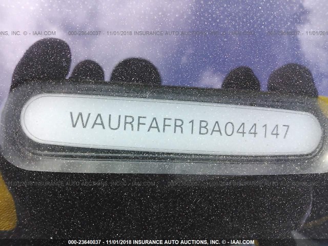 WAURFAFR1BA044147 - 2011 AUDI A5 PREMIUM PLUS GRAY photo 9