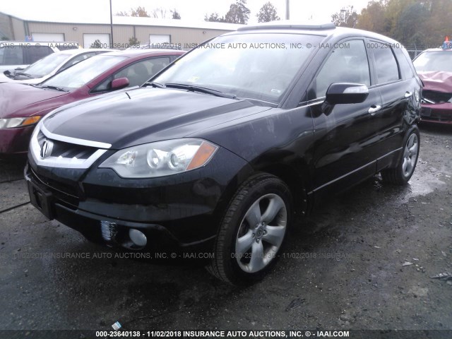 5J8TB18209A003203 - 2009 ACURA RDX BLACK photo 2