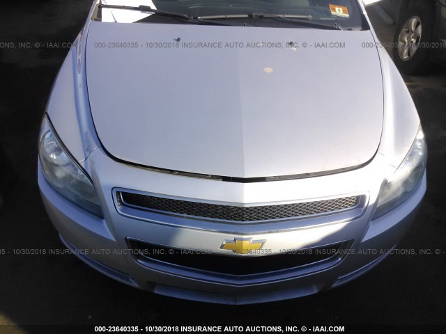 1G1ZC5E03CF299885 - 2012 CHEVROLET MALIBU 1LT SILVER photo 6