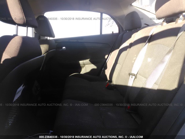 1G1ZC5E03CF299885 - 2012 CHEVROLET MALIBU 1LT SILVER photo 8