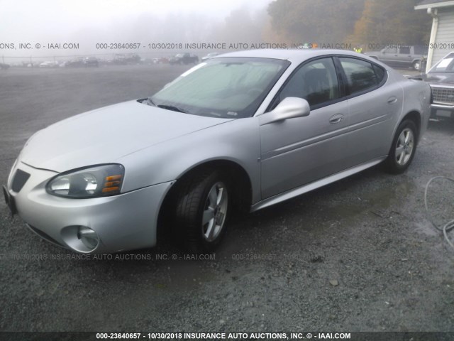 2G2WP552361242117 - 2006 PONTIAC GRAND PRIX Күміс фото 2