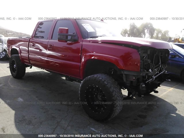 1GCHC23D77F123063 - 2007 CHEVROLET SILVERADO C2500 HEAVY DUTY RED photo 1