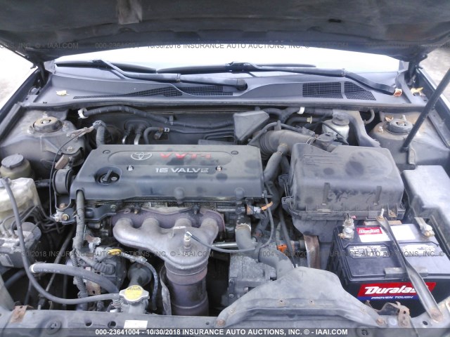 4T1BE32K45U005563 - 2005 TOYOTA CAMRY LE/XLE/SE BLACK photo 10
