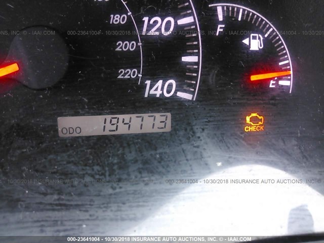 4T1BE32K45U005563 - 2005 TOYOTA CAMRY LE/XLE/SE BLACK photo 7