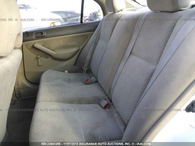 2HGES16355H608771 - 2005 HONDA CIVIC DX VP WHITE photo 8