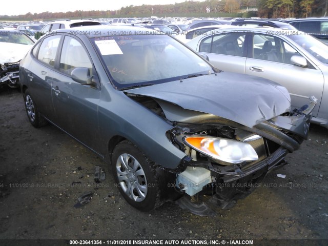 KMHDU4AD5AU870606 - 2010 HYUNDAI ELANTRA BLUE/GLS/SE GRAY photo 1