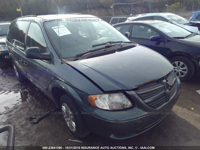 1D4GP24RX6B679404 - 2006 DODGE GRAND CARAVAN SE GREEN photo 1