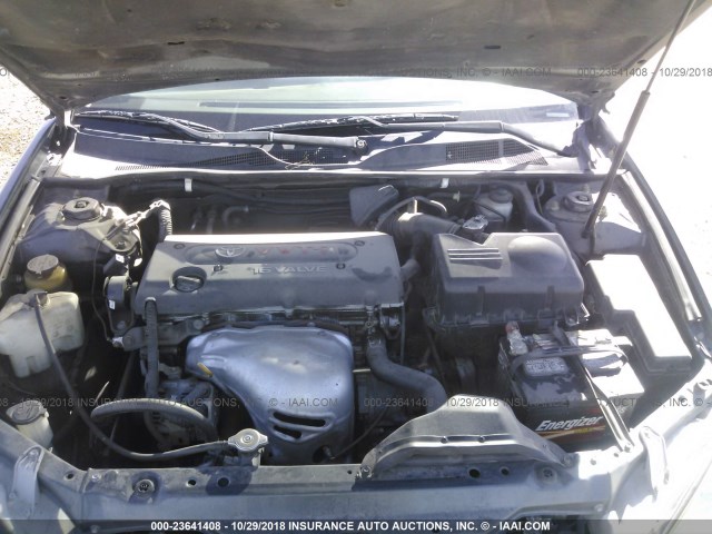 4T1BE32K82U618331 - 2002 TOYOTA CAMRY LE/XLE/SE GREEN photo 10