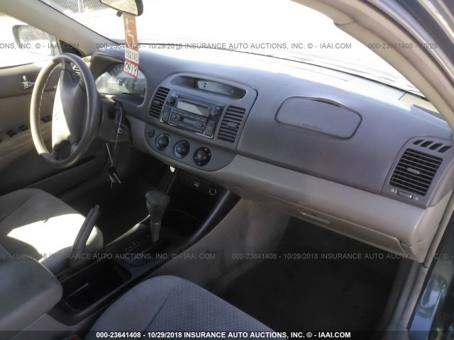 4T1BE32K82U618331 - 2002 TOYOTA CAMRY LE/XLE/SE GREEN photo 5