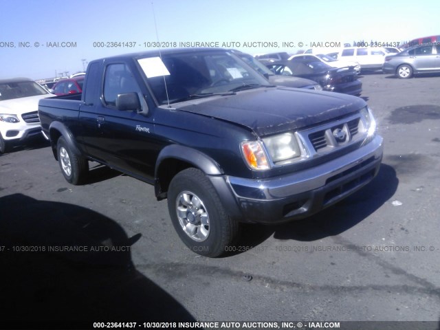 1N6ED26Y1XC336538 - 1999 NISSAN FRONTIER KING CAB XE/KING CAB SE BLACK photo 1