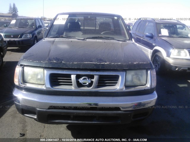 1N6ED26Y1XC336538 - 1999 NISSAN FRONTIER KING CAB XE/KING CAB SE BLACK photo 6