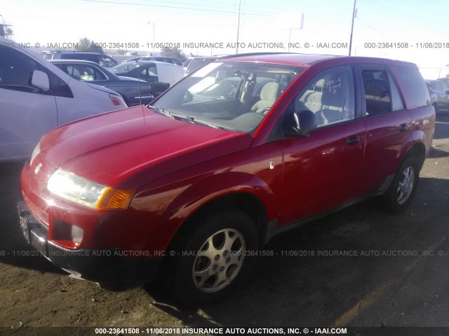 5GZCZ63B73S809098 - 2003 SATURN VUE RED photo 2