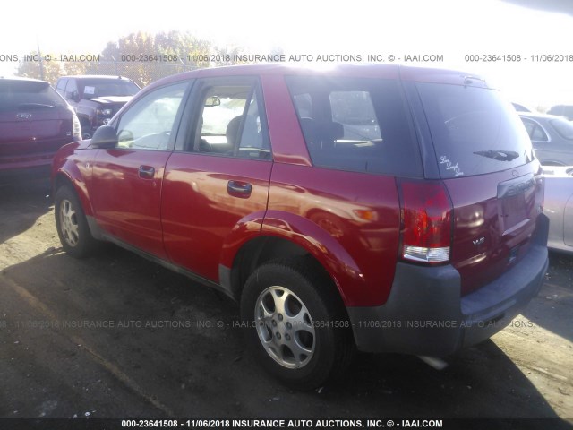 5GZCZ63B73S809098 - 2003 SATURN VUE RED photo 3