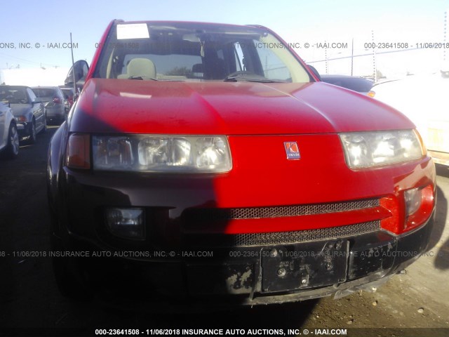 5GZCZ63B73S809098 - 2003 SATURN VUE RED photo 6