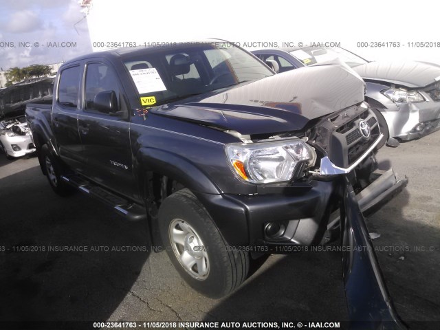 5TFJX4GN2DX022958 - 2013 TOYOTA TACOMA DOUBLE CAB 灰色 照片 1