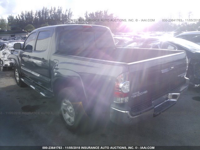 5TFJX4GN2DX022958 - 2013 TOYOTA TACOMA DOUBLE CAB 灰色 照片 3