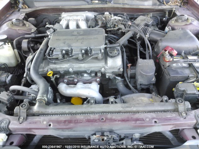 4T1BF22K4YU953411 - 2000 TOYOTA CAMRY LE/XLE RED photo 10