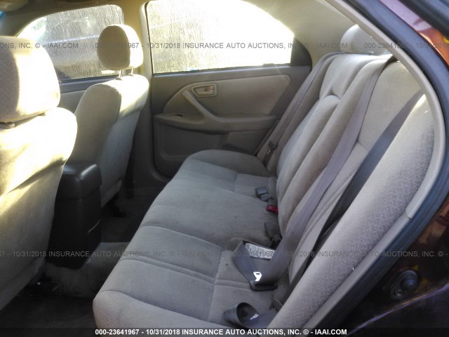 4T1BF22K4YU953411 - 2000 TOYOTA CAMRY LE/XLE RED photo 8