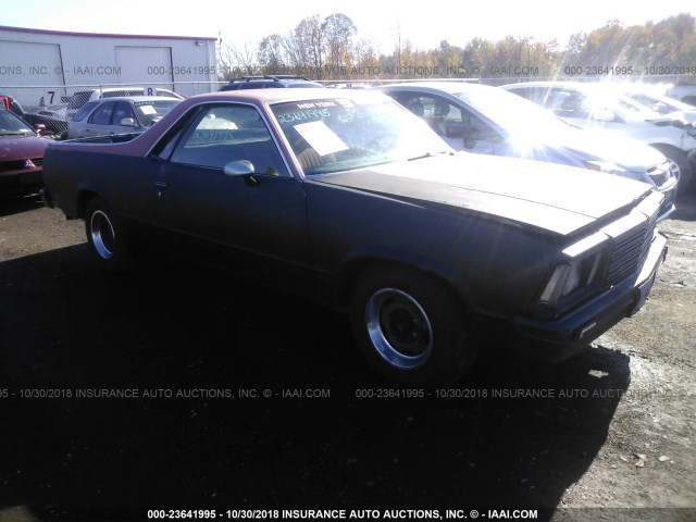 1W80H9K573778 - 1979 CHEVROLET EL CAMINO BLACK photo 1