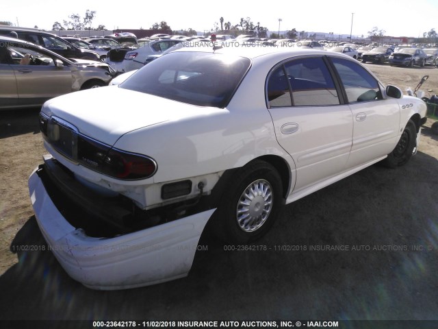 1G4HP52K75U108377 - 2005 BUICK LESABRE CUSTOM WHITE photo 4